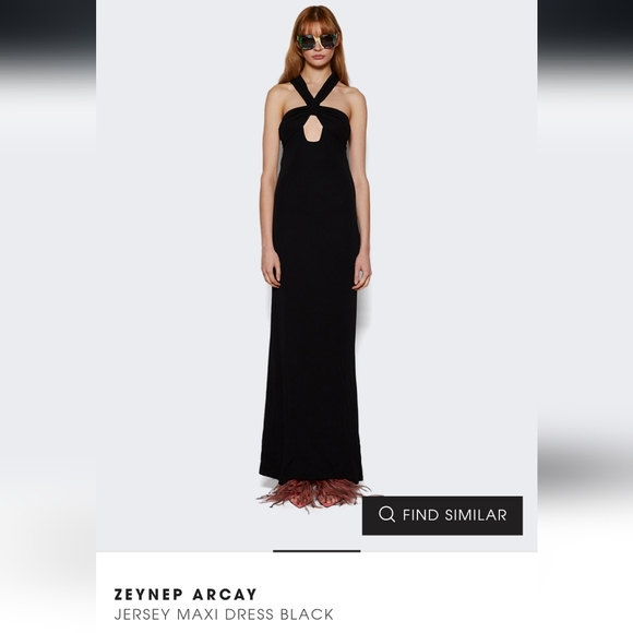 Zeynep Arcay V-Neck Jersey Maxi Dress - Picture 2 of 8